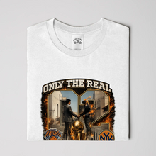 Load image into Gallery viewer, 02 TRILL ART ROCK NEW YORK KNICKS CHAMPION T-SHIRTS
