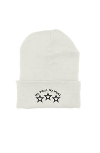 02 TRILL WHITE BEANIE HAT